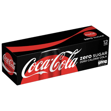 Coca-Cola Zero 12 fl oz Coke 0 Soda, 12 Pack
